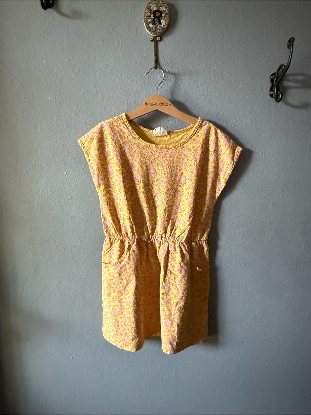 Cotton On Kids Yellow Floral Dress (Size 8)